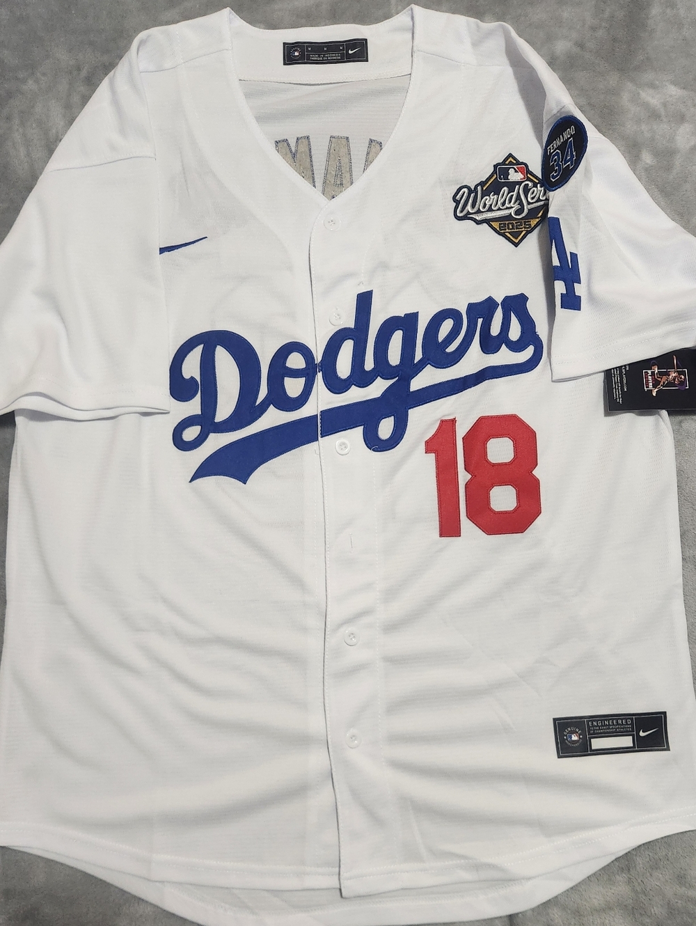 Y. Yamamoto Dodgers WS Jersey